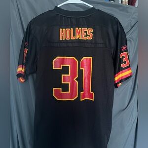 Vintage Reebok Priest Holmes Kansas City Chiefs Jersey Black Youth XL #31